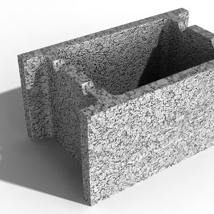 Leier beton zsaluzóelem ZS 15