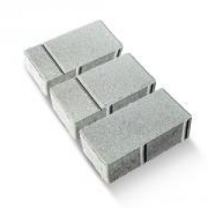 Hasáb kombi térkő 6 cm szürke