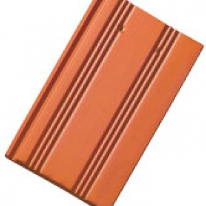 Tondach kékes egyeneságású téglavörös alapcserép