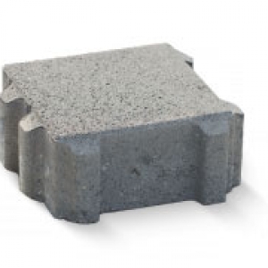 Öko uni térkő 8cm szürke